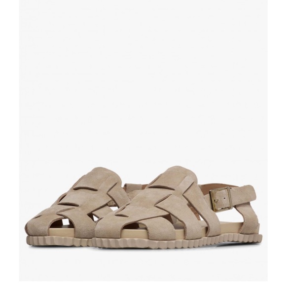 Voile Blanche Shoes - NWT VOILE BLANCHE ALICE Leather Sandals in Beige